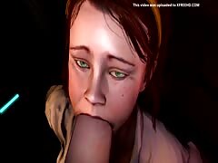 Naughty hentai schoolgirl bitch forced to suck a gigantic cock 