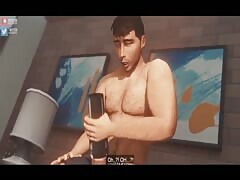 Gay sucking a huge hentai hard cock and making it cum inside his mouth