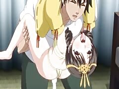 Petite anime babe got carried and fucked by handsome man