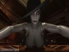 Dog xxx smashing and fucking a busty lady from behind