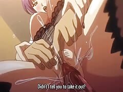 Big dick anime boy cumming inside the pussy of a beautiful anime girl
