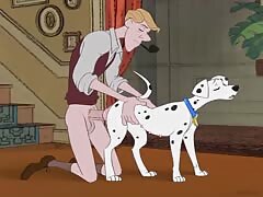 Gay beastiality lover fucking a dog's ass and have intense orgasm