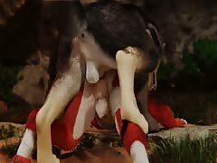 Gay animal anal sex with fox getting smashed by a huge dog dick