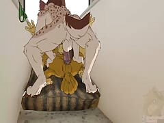 Ice-cream seller dog xxx banging the ass of a gay bird