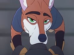 Dog got fucked hard by a huge bully dog's dick in zoophilia porn