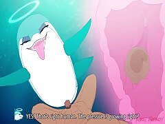 Whale sex with nasty dude fucking a giant whale's pussy
