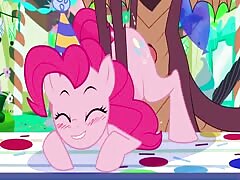 Horse porno of pony getting banged from behind by animal