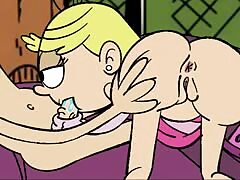 Hot cartoon porn with naughty couple having sex