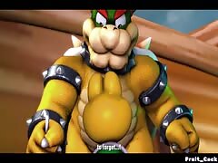 Super mario bros cartoon porno with luigi getting fucked by huge beast