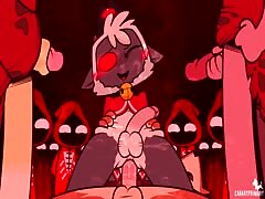 Gay anal sex with cartoon dude getting smashed by multiple dicks