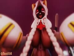 Cute busty hentai girl got fucked by a man's hard cock